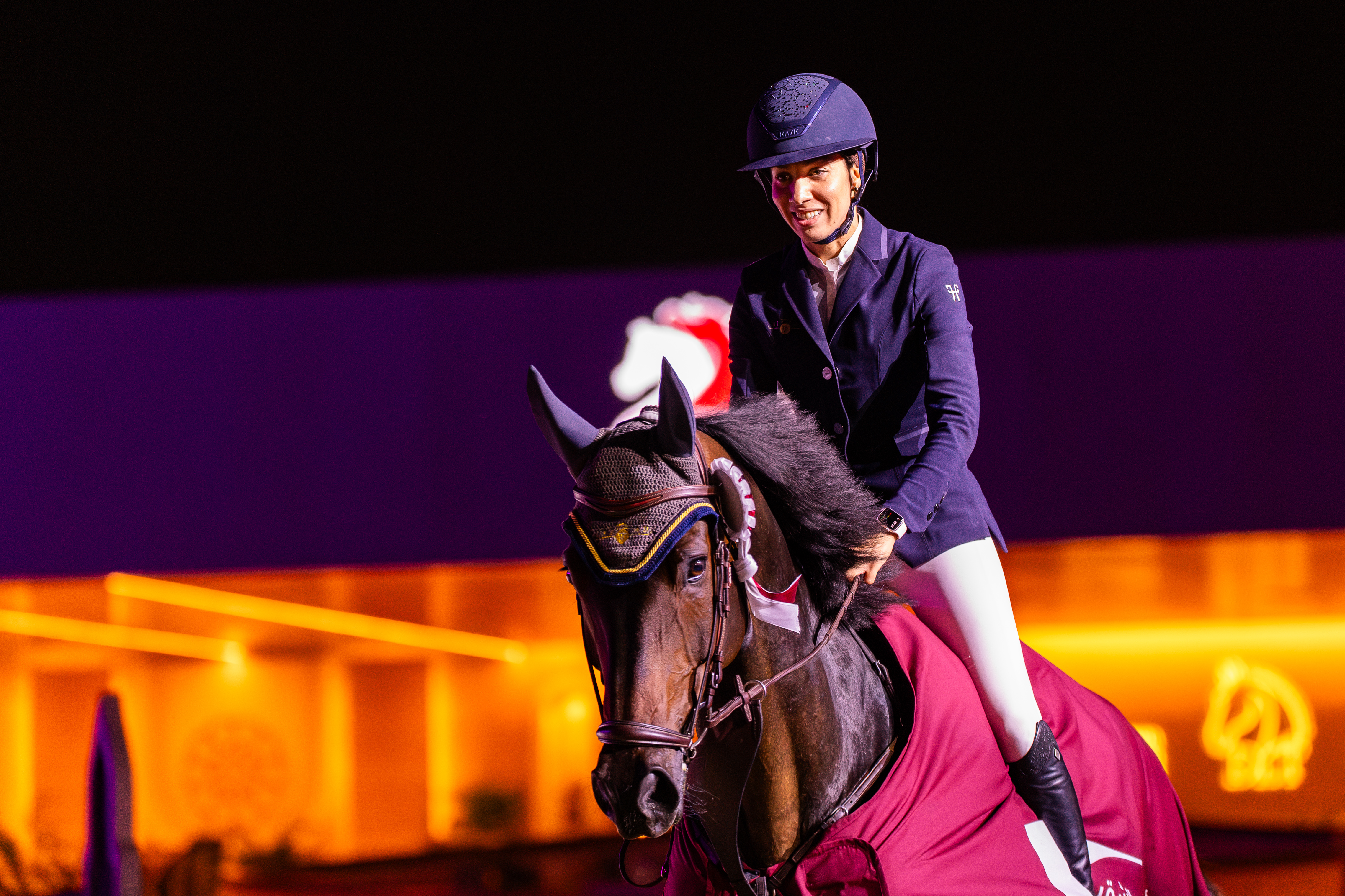 Horse Times Egypt: Equestrian Magazine :News :CYRINE CHERIF LEADS FRANCE TO CSI5* GRAND PRIX VICTORY AT AL SHAQAB CUP