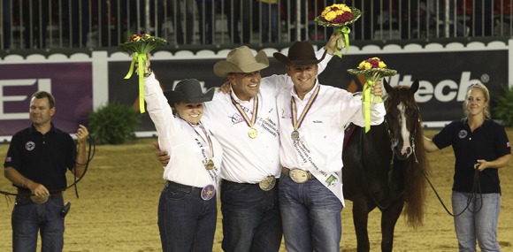 Horse Times Egypt: Equestrian Magazine :News :THE US DREAM TEAM DOMINATES THE PODIUM IN THE REINING INDIVIDUAL FINALS AT THE ALLTECH FEI WORLD EQUESTRIAN GAMES 2014 IN NORMANDY