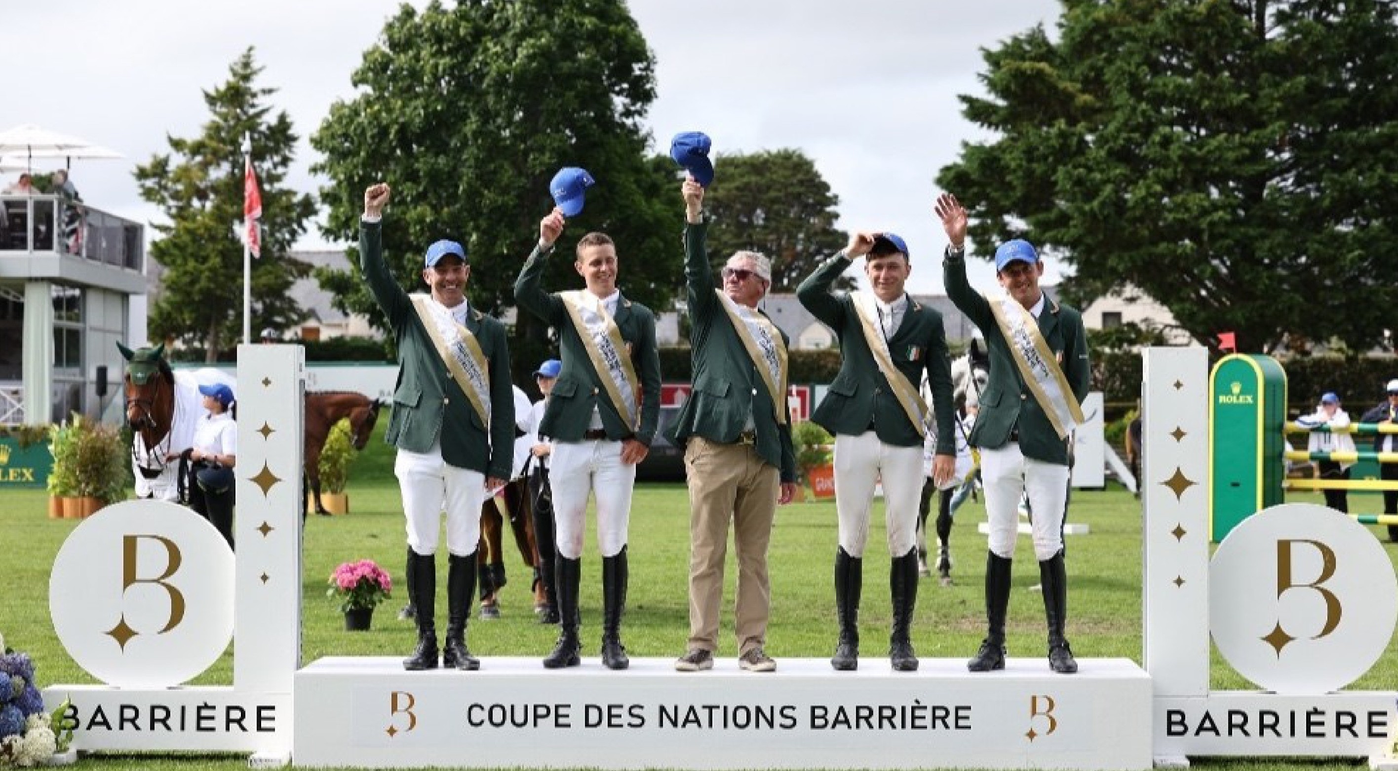 Horse Times Egypt: Equestrian Magazine :News :MICHAEL BLAKE AND FOIREANN SEÓLÉIMNEACH NA HÉIREANN TAKE THE BARRIERE NATIONS CUP CROWN IN LA BAULE
