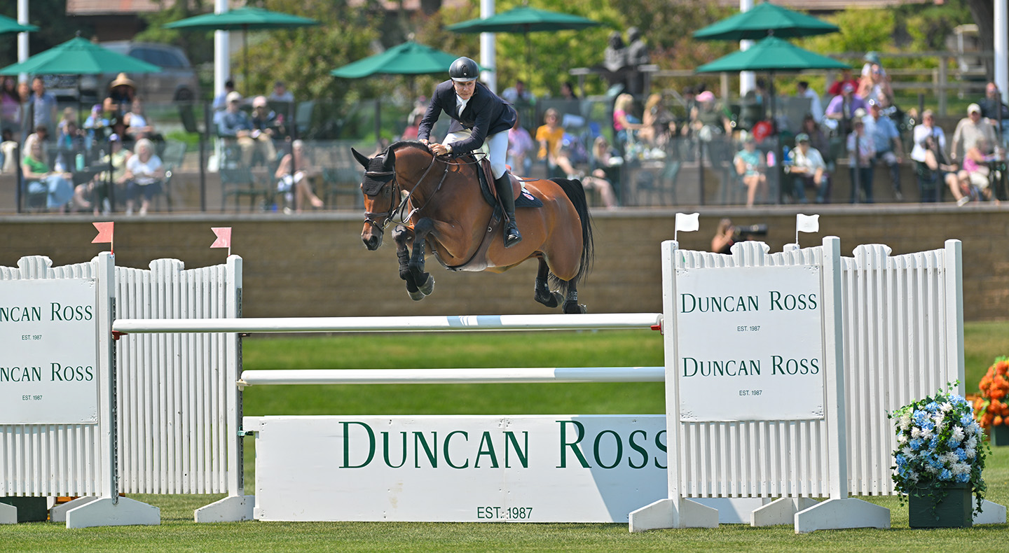 Horse Times Egypt: Equestrian Magazine :News :QUEBEC’S MARIO DESLAURIERS VICTORIOUS IN THE $500,000 DUNCAN ROSS GRAND PRIX, PRESENTED BY ROLEX AT SPRUCE MEADOWS