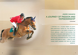 Horse Times Egypt: Equestrian Magazine :Articles :ANDRE SAKAKINI A JOURNEY OF PASSION AND HORSEMANSHIP