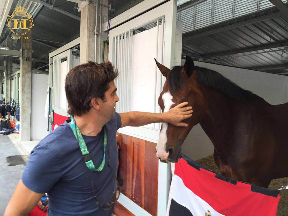 Horse Times Egypt: Equestrian Magazine :News :KARIM'S FIRST ENCOUNTER WITH AMELIA IN BRAZIL