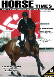 Horse Times Egypt: Equestrian Magazine :Issues :Issue No. 18