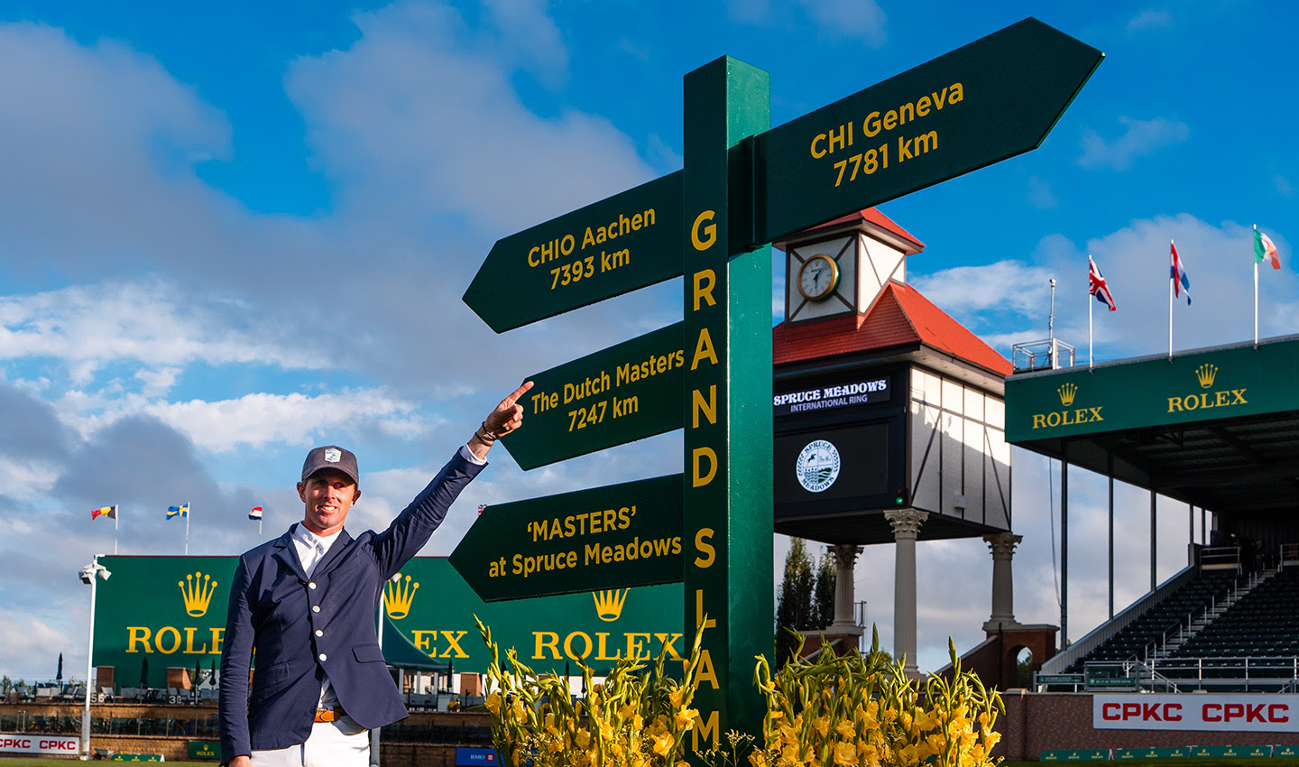 Horse Times Egypt: Equestrian Magazine :News :MAHER-VELLOUS: BEN & ENJEU WIN THE CPKC ‘INTERNATIONAL’, PRESENTED BY ROLEX AT THE SPRUCE MEADOWS 'MASTERS'