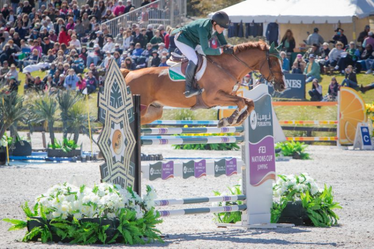 Horse Times Egypt: Equestrian Magazine :News :IRISH ON FIRE AT FURUSIYYA NATIONS CUP OPENER IN FLORIDA 