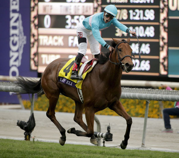 Horse Times Egypt: Equestrian Magazine :News :LADY ELI HAS WON THE BELMONT OAKS INVITATIONAL STAKES (GR1) AT BELMONT PARK