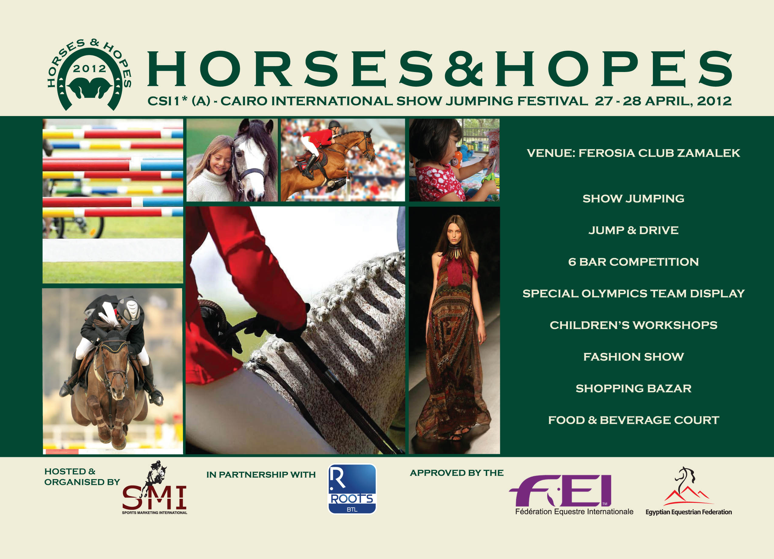 Horse Times Egypt: Equestrian Magazine :News :CSI 1* (A) - Cairo HORSES & HOPES International Show Jumping Festival