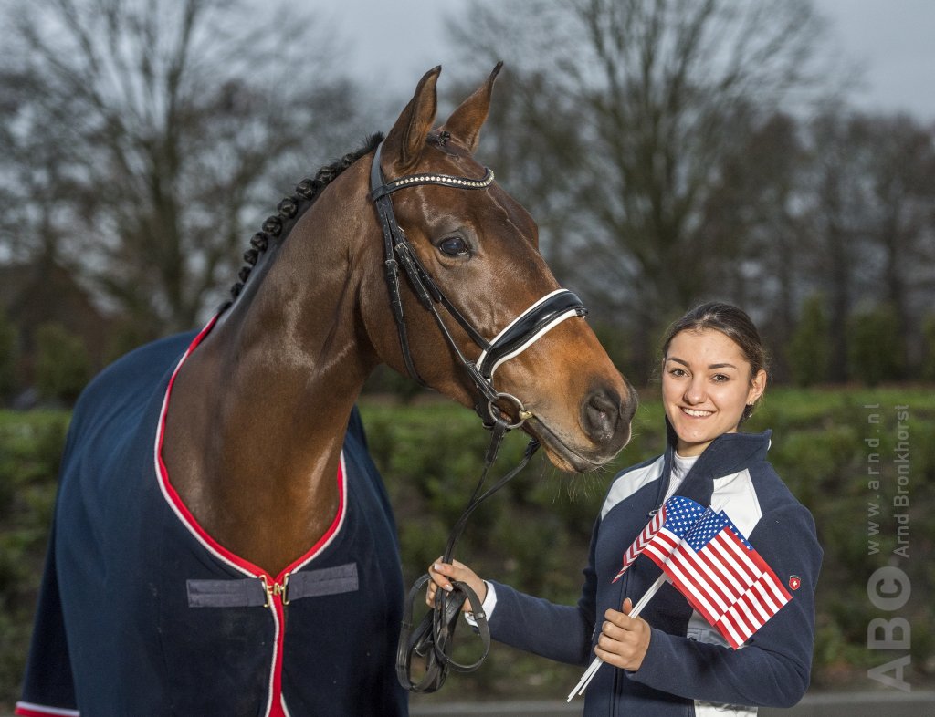 Horse Times Egypt: Equestrian Magazine :News :DRESSAGE RIDER LINA UZUNHASAN CHOOSES TO RIDE FOR THE USA