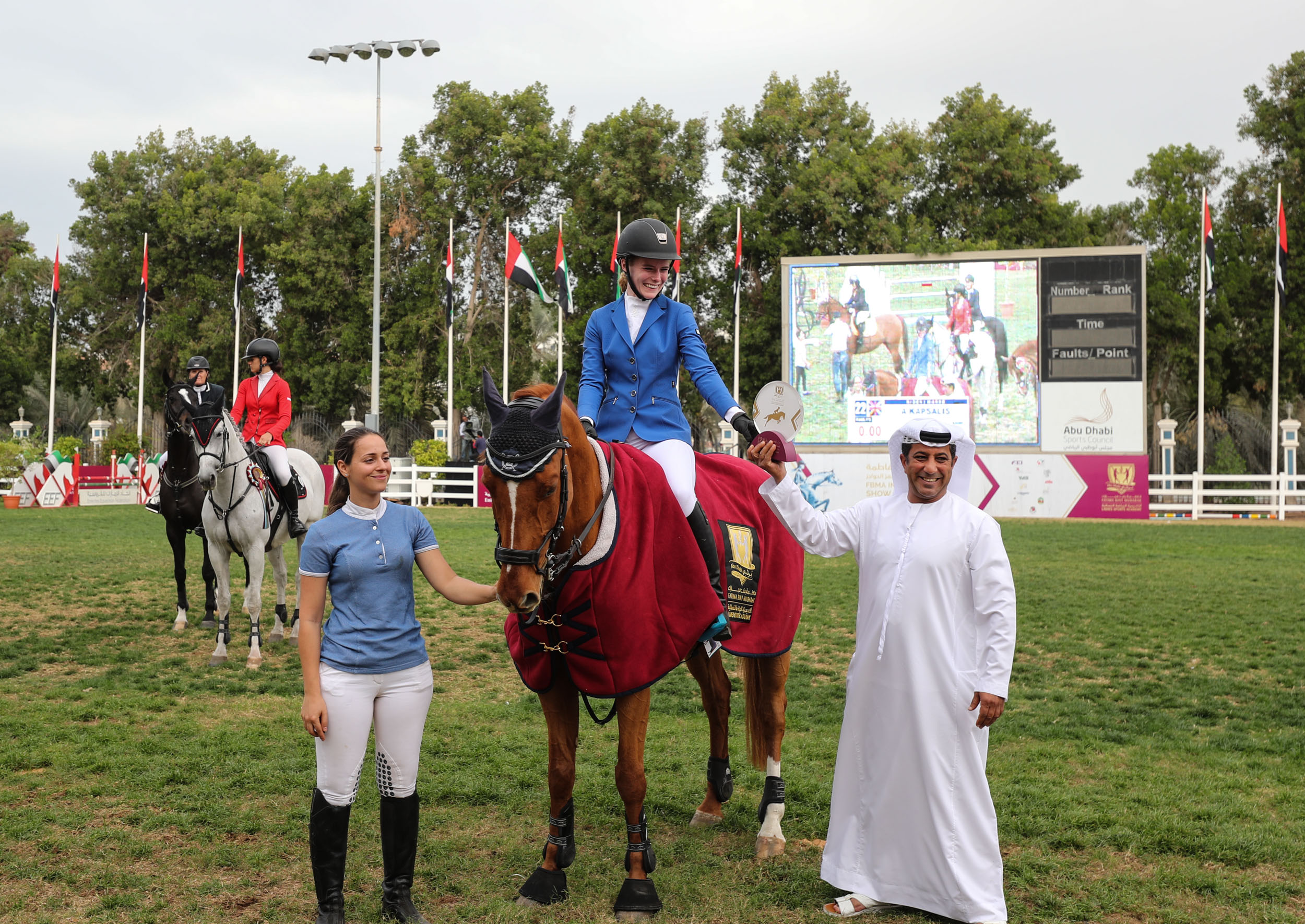 Horse Times Egypt: Equestrian Magazine :News :A SUMMARY OF THE FIRST DAY OF THE FATIMA BINT MUBARAK LADIES SPORTS ACADEMY (FBMA) INTERNATIONAL SHOW JUMPING CUP
