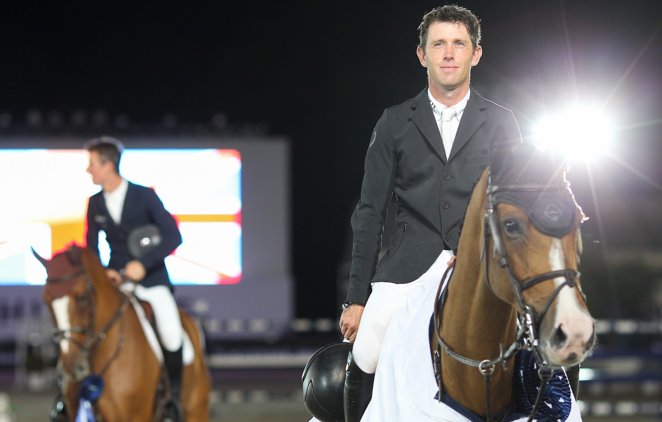 Horse Times Egypt: Equestrian Magazine :News :SCOTT BRASH FINISHES AHEAD OF EDWARD LEVY IN THE HUBSIDE JUMPING DE GRIMAUD’S CSI 4* GRAND PRIX