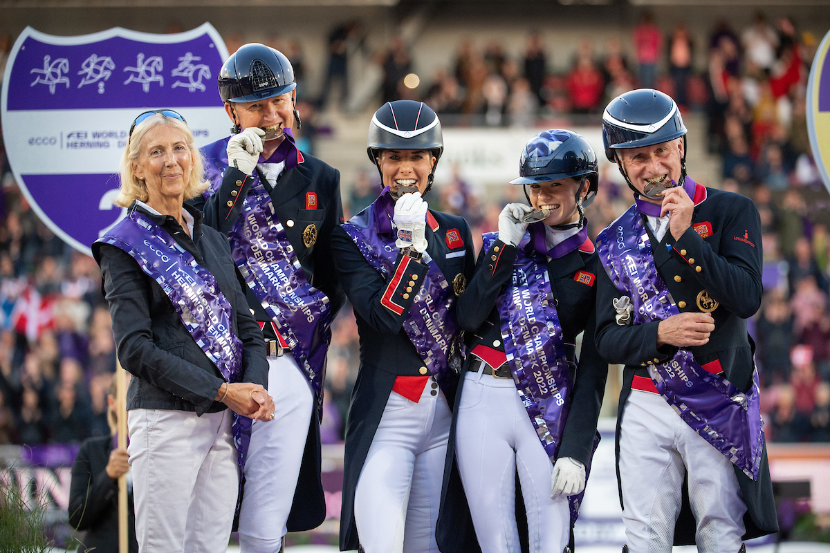 Horse Times Egypt: Equestrian Magazine :News :Team silver and Paris 2024 qualification for Britain’s FEI World Championship dressage team