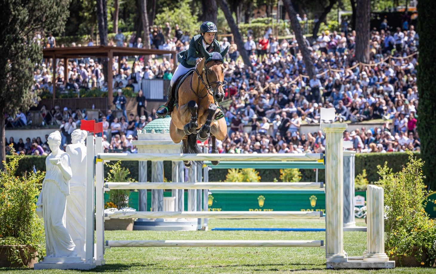 Horse Times Egypt: Equestrian Magazine :News :MANSUR IS THE MASTER OF THE ROLEX GRAND PRIX OF ROME AT PIAZZA DI SIENA