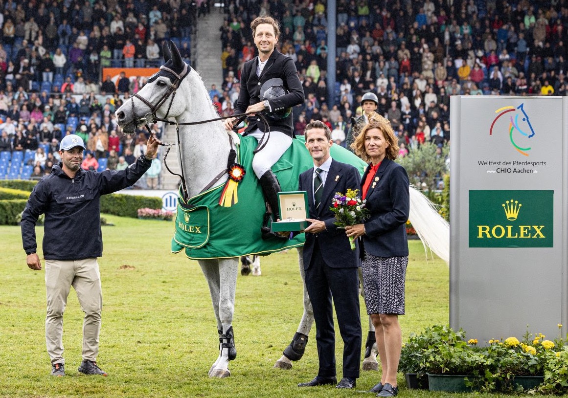Horse Times Egypt: Equestrian Magazine :News :MARTIN FUCHS & LEONE JEI WIN THE ROLEX GRAND PRIX OF CHIO AACHEN 2025