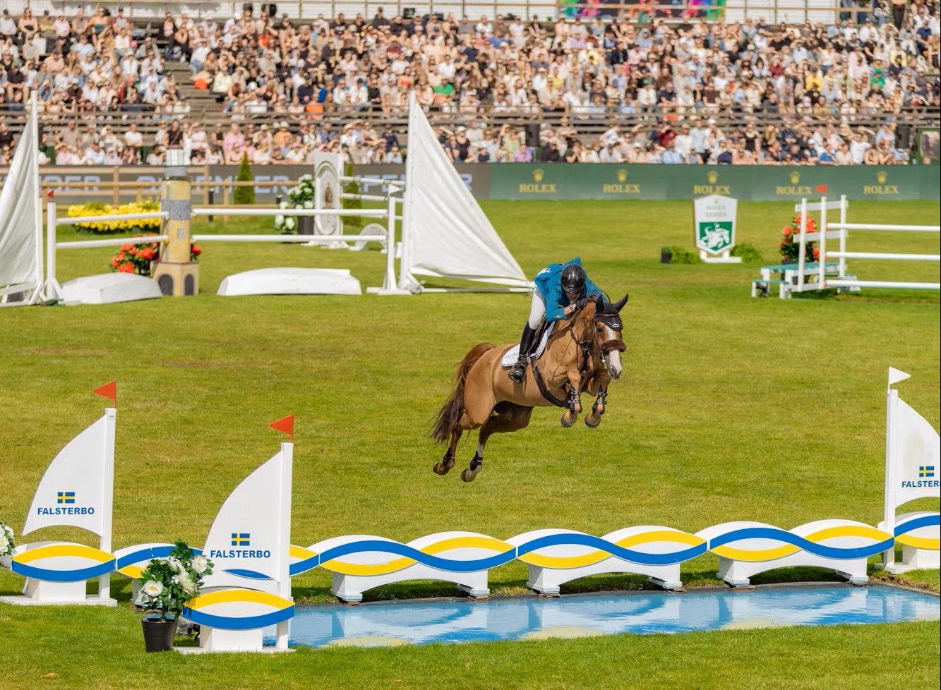 Horse Times Egypt: Equestrian Magazine :News :ABDEL SAÏD SNATCHES FALSTERBO DERBY WIN FROM STEVE GUERDAT