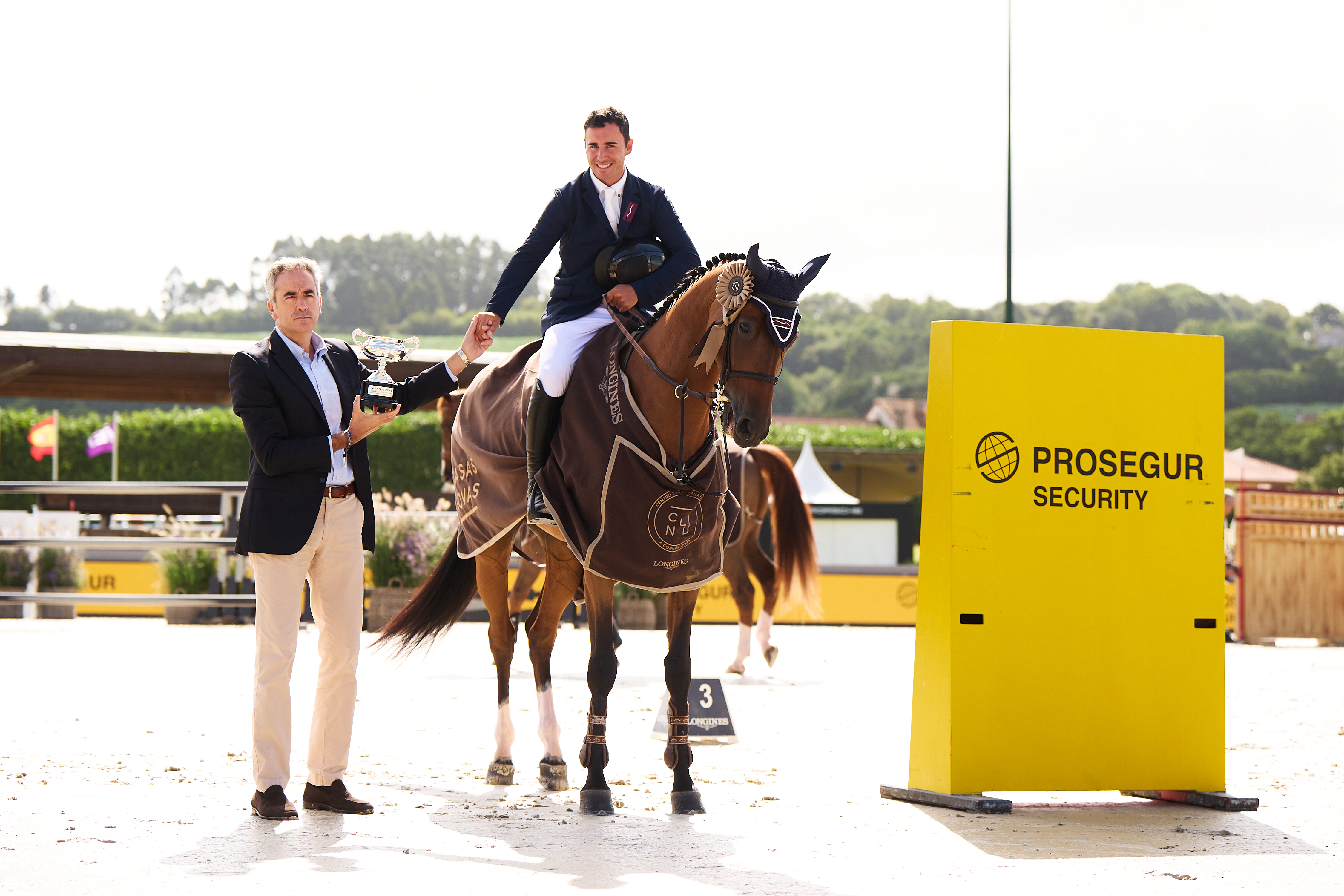 Horse Times Egypt: Equestrian Magazine :News :ÁLVARO GONZÁLEZ DE ZÁRATE & HIS HORSE CASA DIVA PS WIN THE PROSEGUR SECURITY TROPHY IN A CORUNA
